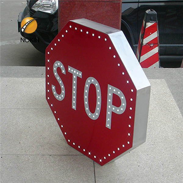 Aluminum Alloy Solar Road Warning Sign